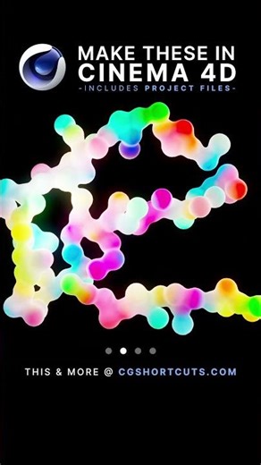 Blobby Colorful Mesh Effect in Cinema 4D - C4D Tutorial (Free Project)