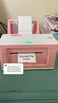 A super quick tutorial on how I make and print my labels using Canva and a Munbyn Thermal Printer