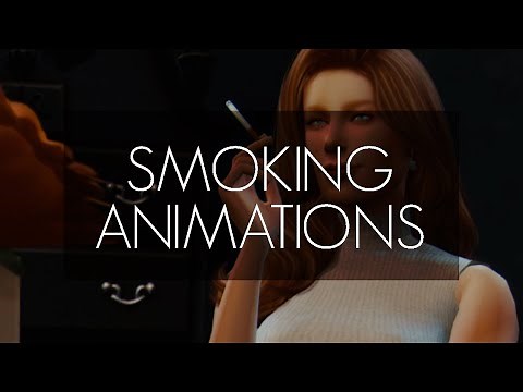 SMOKING ANIMATION PACK | Sims 4 Animation (Download)