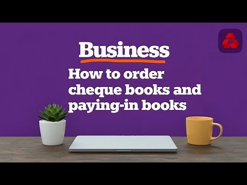 How to Order Cheque Books and Paying-in Books in Bankline