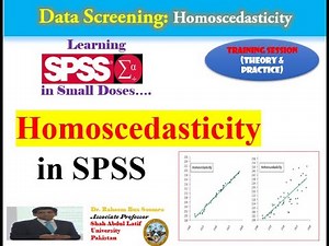 Checking Homoscedasticity of Data in SPSS