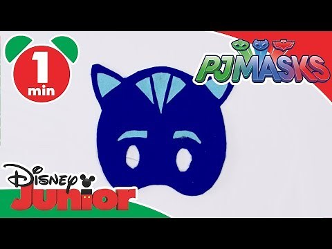 PJ Masks | Craft Tutorial: Catboy Mask | @disneykids
