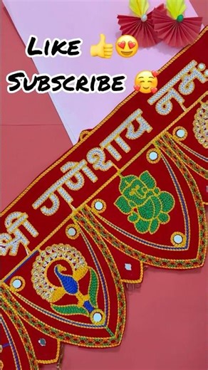 ✨ DIY Toran Decoration | Transform Simple Toran with Stones & Glass Beads | Festive Home Decor ✨