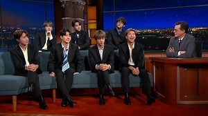 Global supergroup BTS make a pit stop on their ‘Love Yourself: Speak Yourself’ world tour to introduce themselves from the same stage where America met The Beatles. | The Late Show with Stephen Colbert