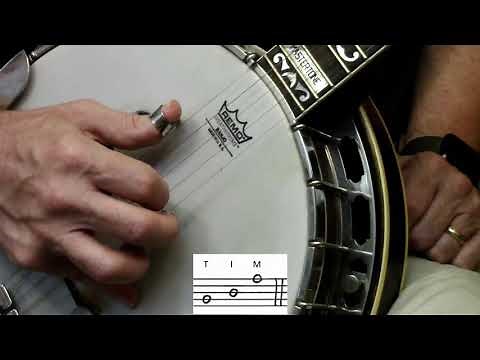 Beginner banjo: Simple three-note rolls to get you started.
