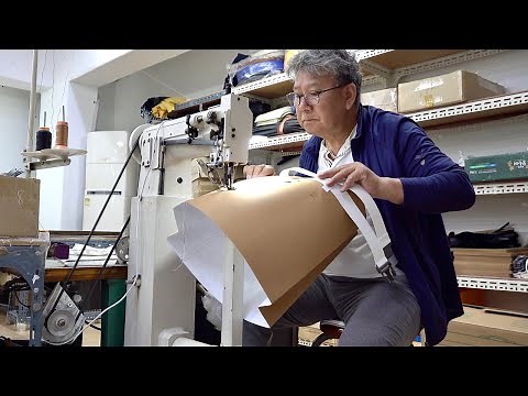 Eco Bag Factory in Seoul. Amazing Process to Make Sustainable Tote Bag From Tough Paper