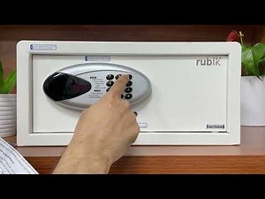 Rubik Safe Box MY200 How to Open, Set & Change Pin Code Password and Unlock Using Keys