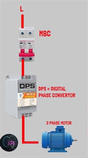 How to Run a 3 Phase Motor on Single Phase Power Using DPS