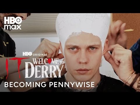 Bill Skarsgård Pennywise Transformation | IT: Welcome to Derry | HBO Max