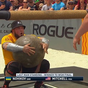 16M views · 767 shares | Hot Potato is a lot less fun when the potato is a giant Atlas Stone that weighs hundreds of pounds. | SBD World’s Strongest Man | Facebook