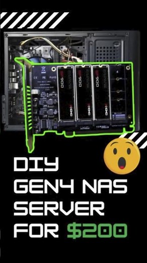4TB DIY NAS server for $300