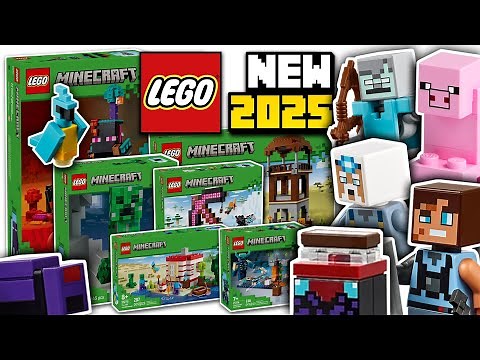 LEGO Minecraft Summer 2025 Sets OFFICIALLY Revealed