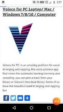 Voloco for PC,Laptop/ Mac / Windows 7/8/10 / Computer