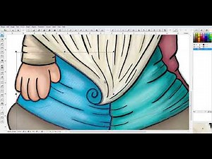 Embird Tutorial - Learn to add some shading while digitizing this cute Gnome embroidery design