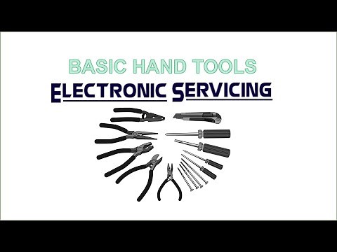 BASIC HAND TOOLS IN ELECTRONICS | Sir. Josh - Video Lesson