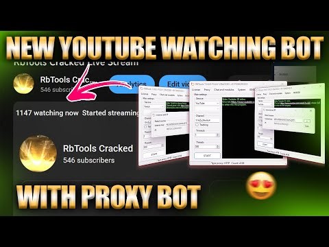 UPDATED YOUTUBE VIEWERS BOT for LIVESTREAM & VIDEOS | YT VIEW BOT | 유튜브 시청자 봇 |유튜브 뷰봇 | 바카라 [2025]