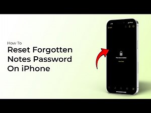 How to Reset Forgotten Notes Password on iPhone?