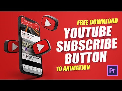 Youtube Subscribe Button Animation Template Free Download