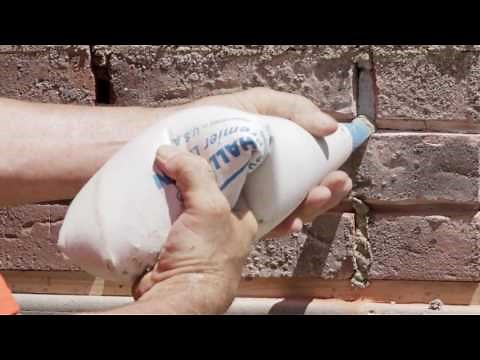 Brick and Mortar Repair Tuck Pointing demonstration