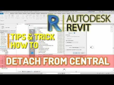 Revit How To Detach From Central