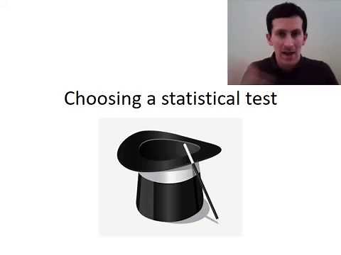 Research methods choosing a statistical test