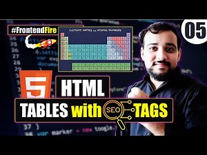 HTML Tables Made Easy for SEO | Frontend Developer Fire Series by Coding Wallah 🔥