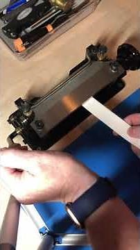 How to skive Biothane for dog collar buckle