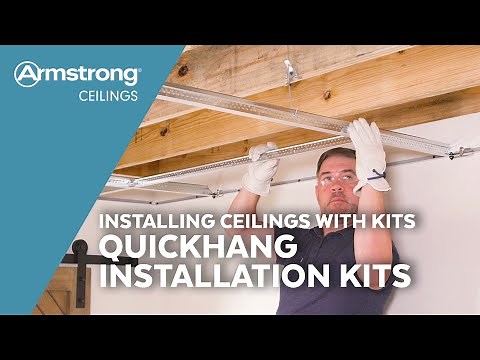 Installing Ceilings with QUICKHANG Installation Kits | Armstrong Ceilings for the Home