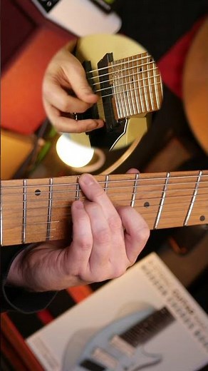 Clean Chord Tones + 8 String Guitar = Perfection 💎🎶 #8string #8stringguitar