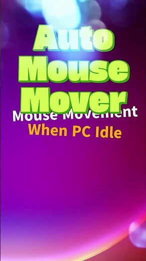 Auto Mouse Mover Software to Keep Windows Awake and Active #shorts #windows #mousemover