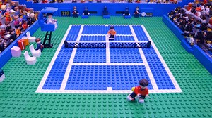 8.6K reactions · 2.6K shares | Moments we can’t LE(t)GO of 隣 This Roger Federer tweener passing shot vs. Novak Djokovic brought the fans to their feet on Arthur Ashe Stadium. : 2009 US Open Men's Semifinal | US Open Tennis Championships | Facebook