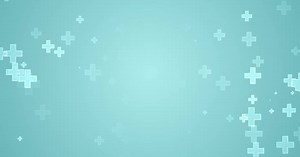 Abstract medical Presentation background . geometric medical cross shape medicine and science