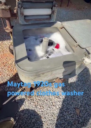 Maytag washing machine from 20s gas powered ￼