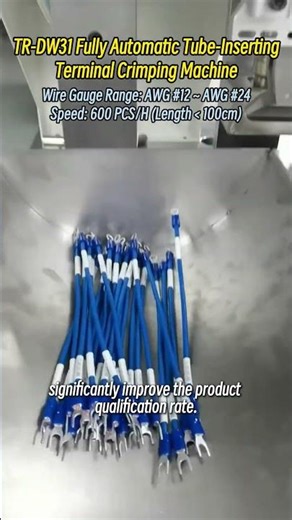 This Machine Automates EVERYTHING: Cutting, Stripping, Marking, Crimping at 600 pcs/Hour!