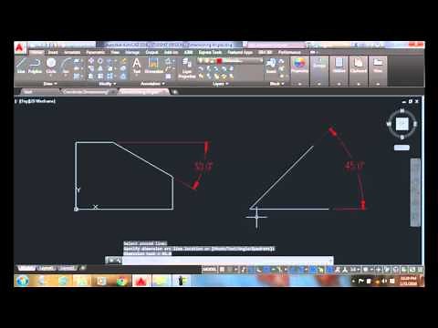 AutoCAD I 17-08 Dimensioning Angles