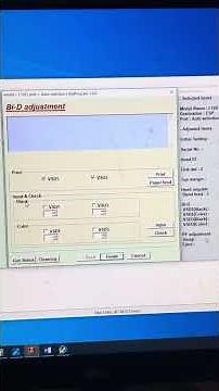 Epson L120 Print head alignment / adjustment