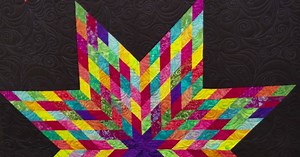 Lone Star Jelly Roll Quilt With Free Pattern