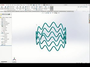 SolidWorks Tutorial: How to Design a Wave Spring Using Advanced Sweep Features