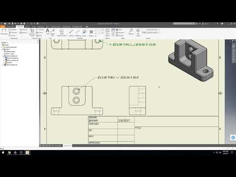 Countersink and Counterbore