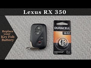 How to DIY Replace Change a 2010-2015 Lexus RX 350 Key Fob Remote Battery