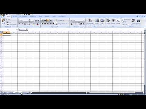 Introduction to Microsoft Excel 2007 for Absolute Beginners