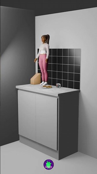 🫨 When you import a mesh into Blender and it's not the location or size you expected 💩 #blender