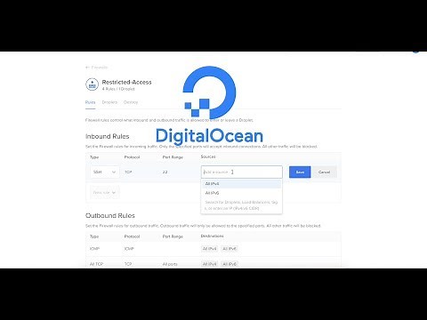 How to Whitelist IP Addresses in Digital Ocean