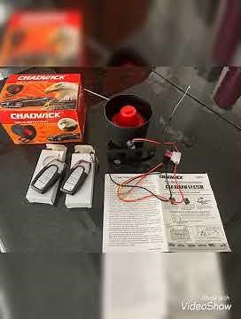Chadwick car alarm easy to install