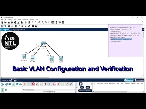 CCNA Packet Tracer Lab | Basic VLAN Configuration and Testing