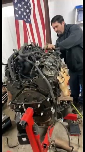 Ls starts on engine stand