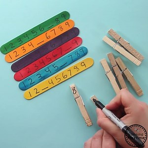 512K views · 4.1K reactions | One important Math skill kids learn while counting is to start counting from a random place and fill in any missing numbers. This activity includes fine motor work as well. https://planningplaytime.com/missing-number-math-activity/ | Planning Playtime - Learning Through Play | Facebook