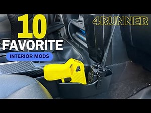 10 Favorite Interior Mods for the 4Runner [UPDATED 2025)
