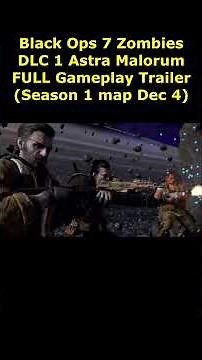 New Astra Malorum Gameplay Trailer! Black Ops 7 Zombies DLC 1 Astra Malorum Season 1 Trailer Reveal