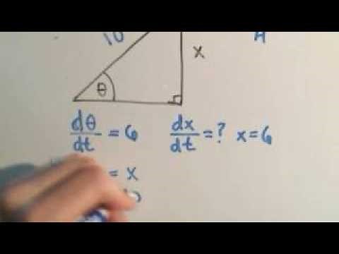🔺 Related Rates in Calculus: Finding the Rate of Change of a Triangle's Side 🔺